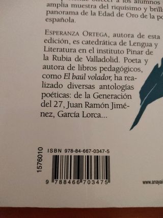 Antología poética del Siglo de Oro (Nueva Biblioteca Didactica/ New Didactic Library) (Spanish Edition)