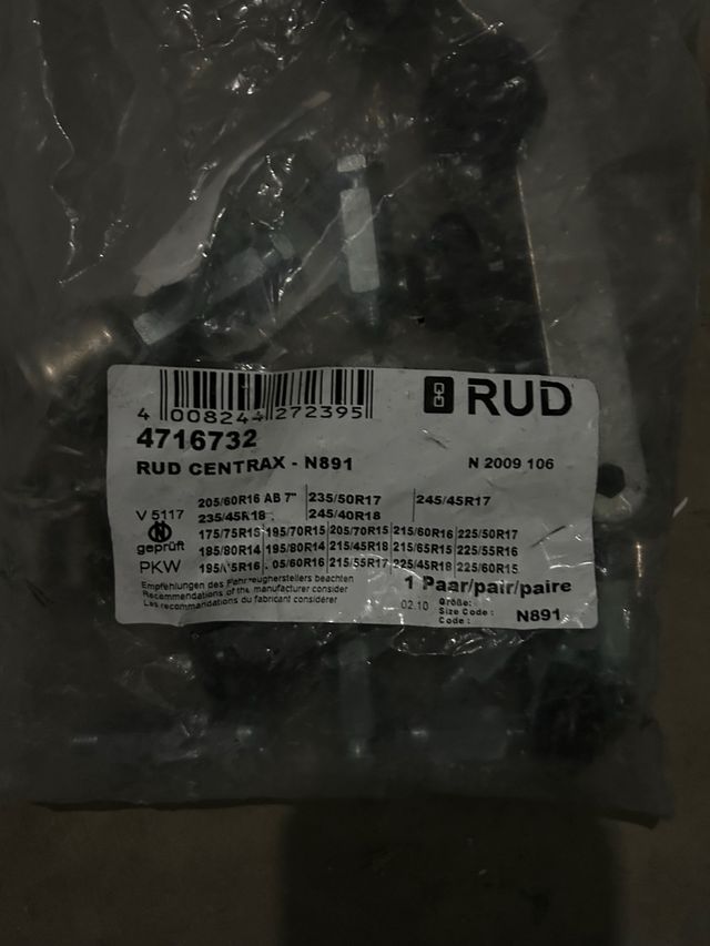 CADENAS RUD CEBTRAX PAR NIEVE 