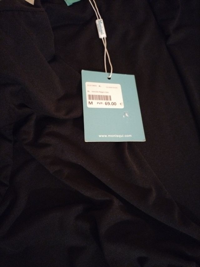 VESTIDO LARGO FIESTA NEGRO