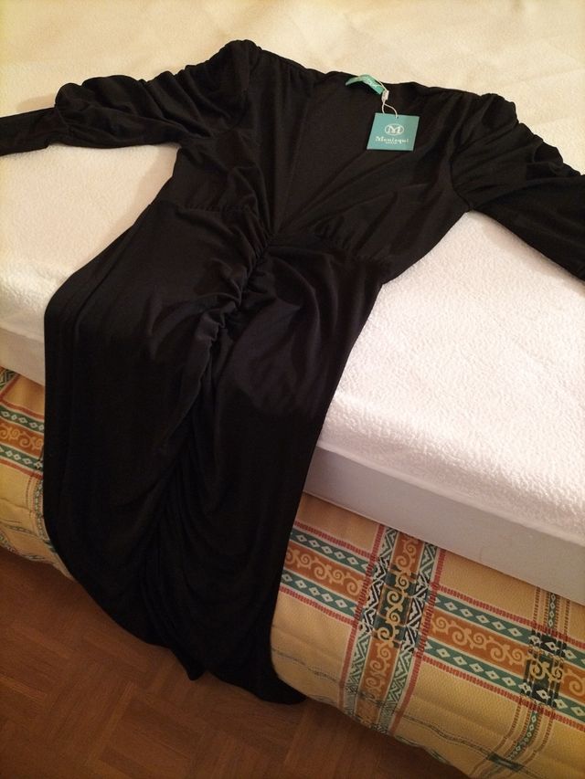 VESTIDO LARGO FIESTA NEGRO