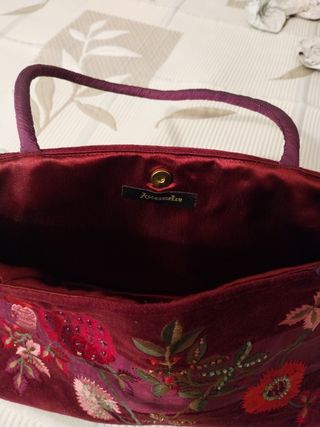bolso terciopelo bordado