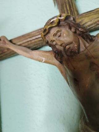 Crucifijo antiguo 62x31 cm Jesucristo