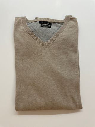 Jersey de hombre de Massimo Dutti de cuello pico