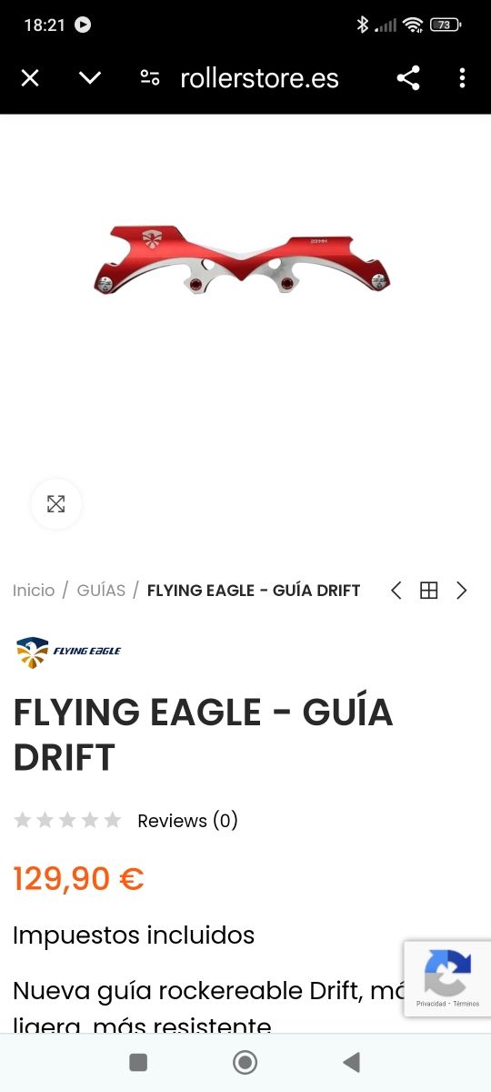 Guías de patines flying Eagle