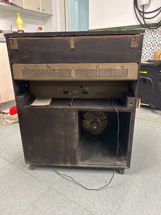 Mueble radio tocadiscos antiguo Philips 1954