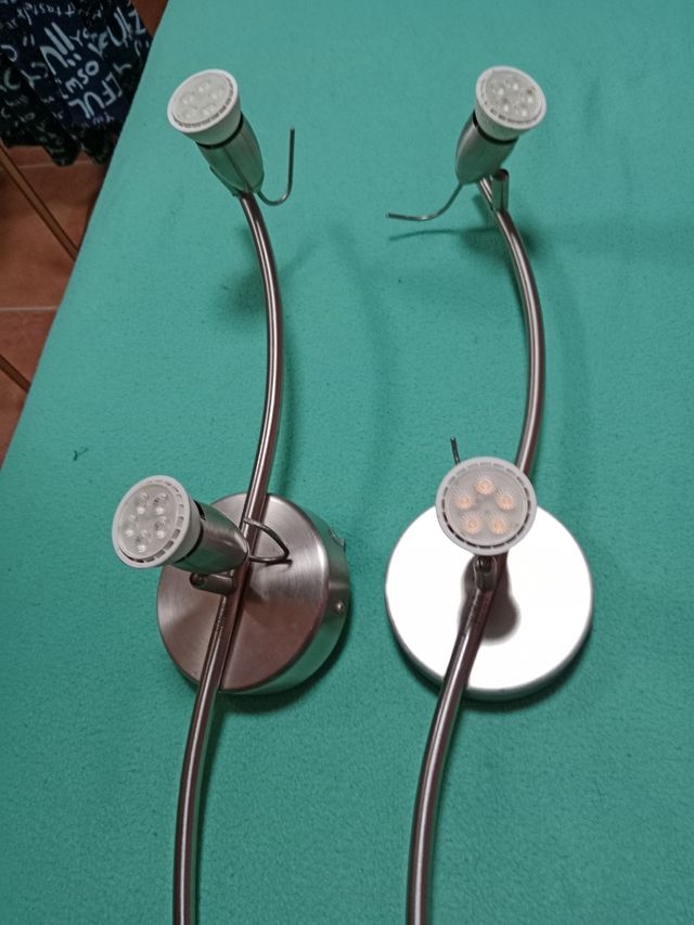 Lamparas techo plateadas bajo consumo