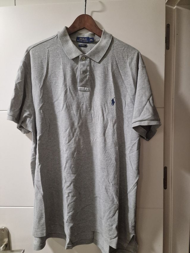 Polo grigia da uomo Ralph Lauren