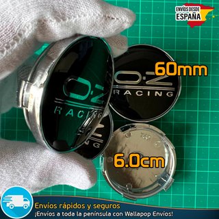 X4 Tapacubos OZ Racing 60mm Cubrebujes Tapa Llanta