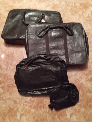 Set de viajepiel  bolsos de cuero 