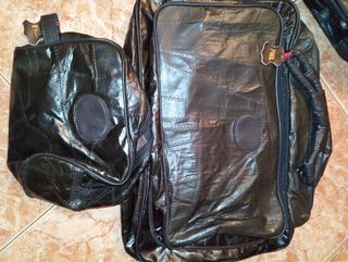 Set de viajepiel  bolsos de cuero 