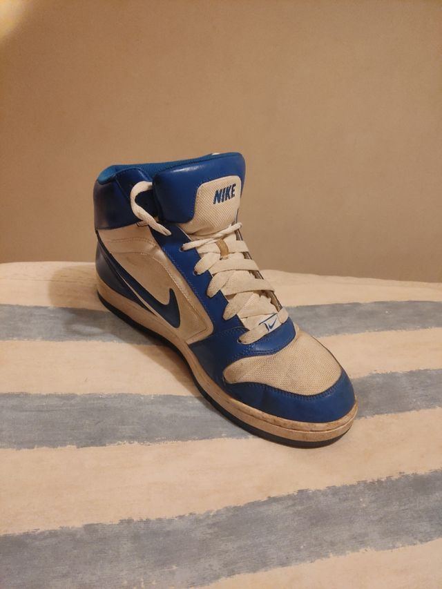 nike air prestige II  high blue white