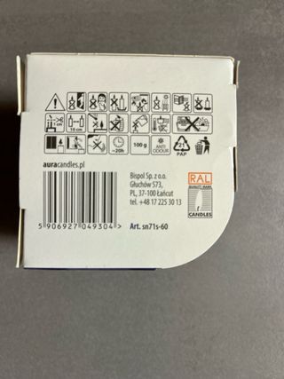Candela  profumata "Eucalipto e patchouli"