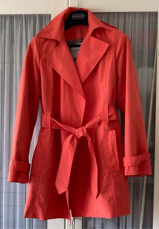 Gabardina Zara color Coral