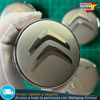 X4 Tapacubos Citroen 60mm Cubrebujes Tapas Llantas