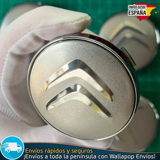 X4 Tapacubos Citroen 60mm Cubrebujes Tapas Llantas