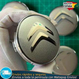 X4 Tapacubos Citroen 60mm Cubrebujes Tapas Llantas