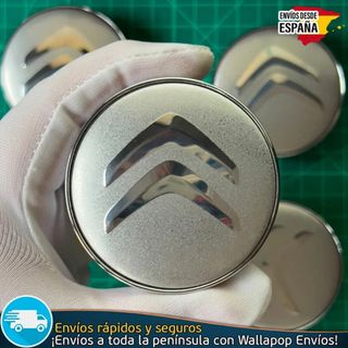 X4 Tapacubos Citroen 60mm Cubrebujes Tapas Llantas
