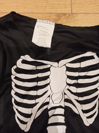 Disfraz esqueleto Halloween talla 10-12