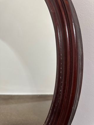 Espejo antiguo de madera