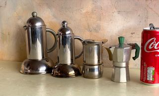 Quattro caffettiere particolari