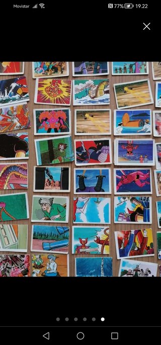 Cromos Mazinguer Z, nunca pegados