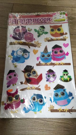 Pegatinas para paredes y vebntanas infantiles