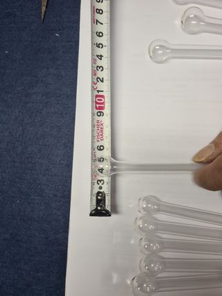 Varillas lampara araña con bola, huecas