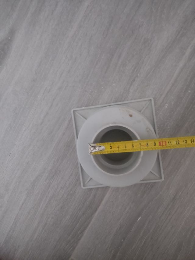 Sumidero sifonico sin uso