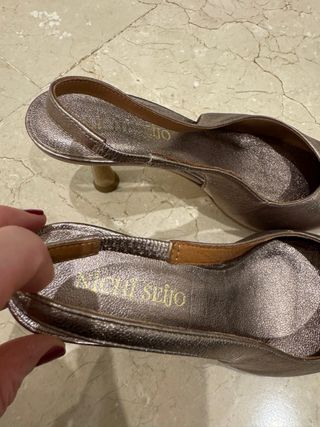 Zapato tacon bajo nichi seijo