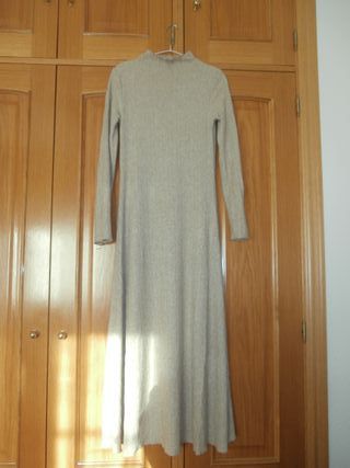 Vestido de punto manga larga