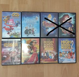 Lote de películas Disney DVD leer