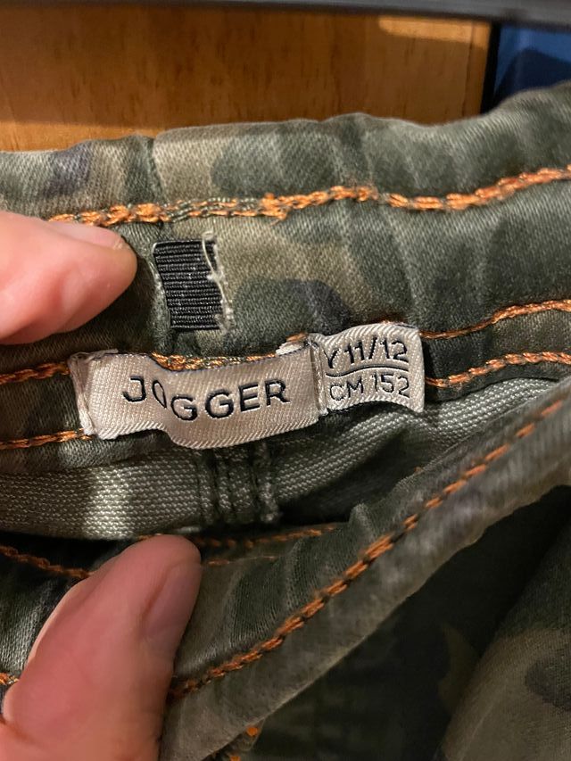 pantaloni mimetici ragazzo