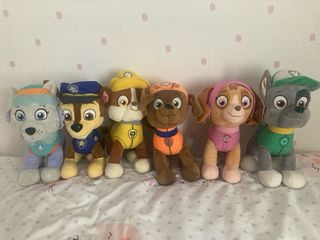 Lote peluches patrulla canina
