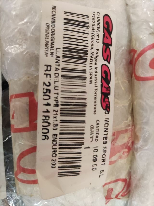 Varias LLANTA Original GAS GAS Enduro o Cross