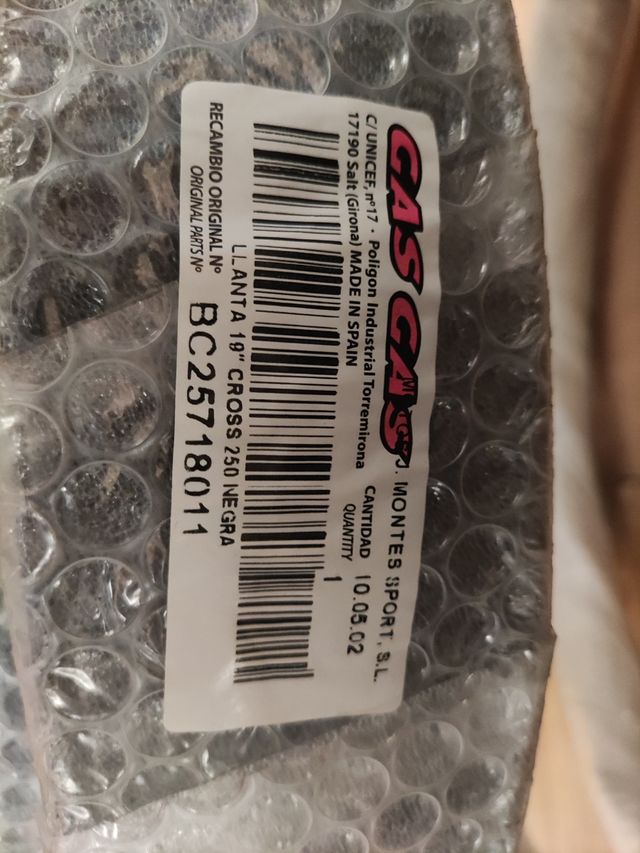 Varias LLANTA Original GAS GAS Enduro o Cross