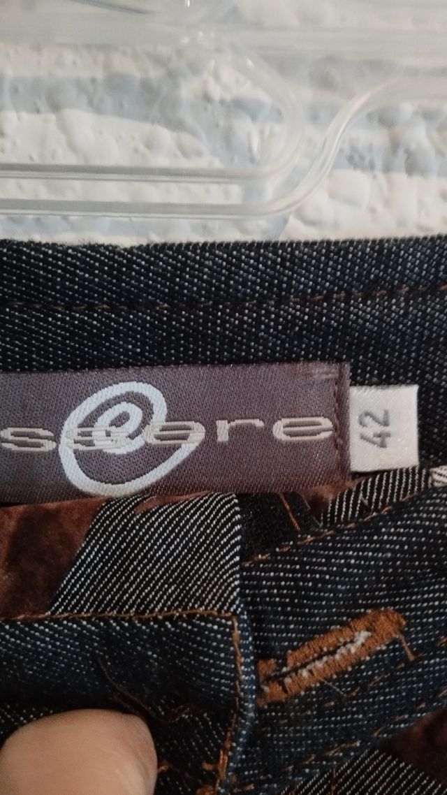 Falda vaquera-animal print