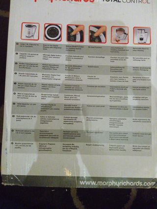 Thermomix,Soup maker morphy Richards