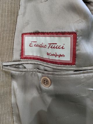 Americana caballero pana Emidio Tucci