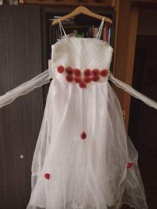 Vestido blanco niña