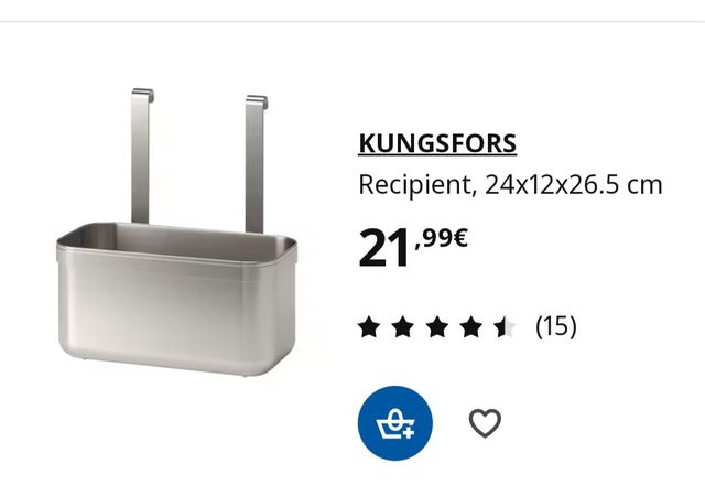 Barra + 3 recipients Kungsfors IKEA