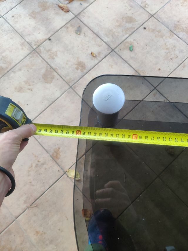 Mesa cristal television