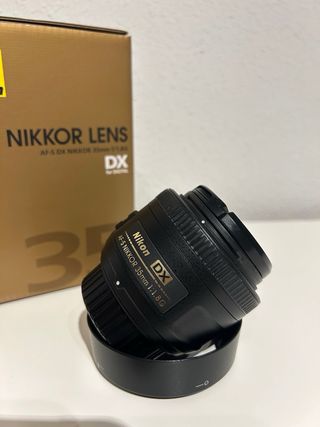 Objetivo Nikon 35mm F1.8 dx