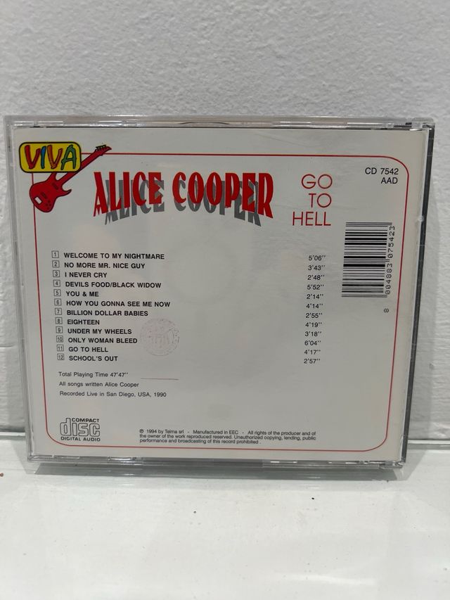 GO TO HELL ALICE COOPER