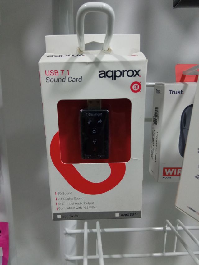Placa som USB 7.1 aqprox