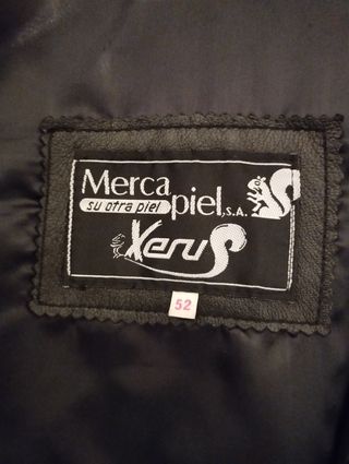 Chaqueta de cuero hombre talla m