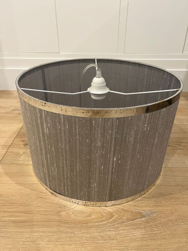 Juego de dos lámparas de techo gris