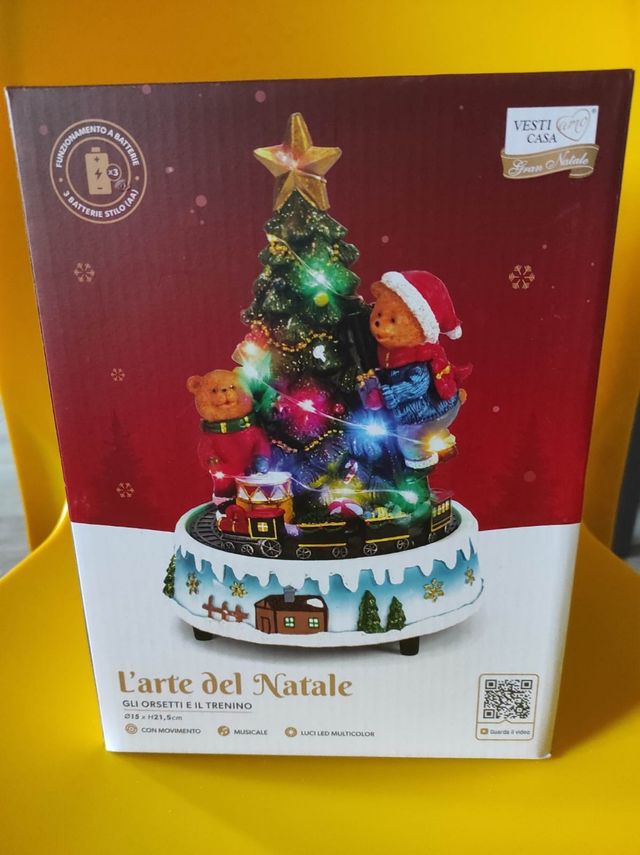 Albero di Natale con Orsetto e trenino