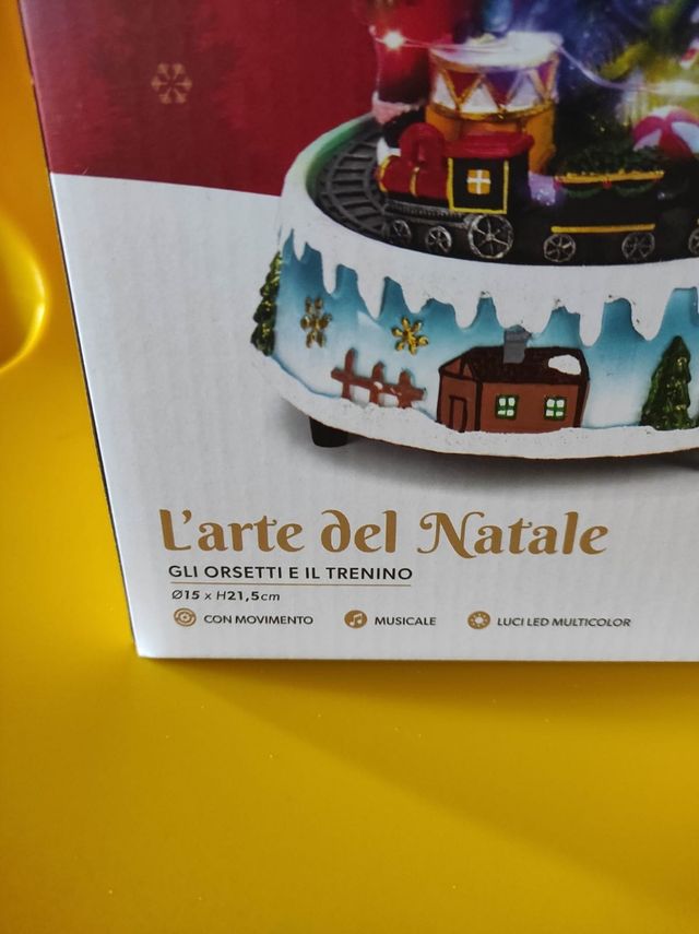 Albero di Natale con Orsetto e trenino