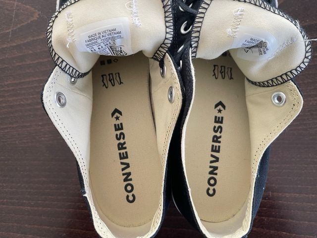 Converse negra plataforma original