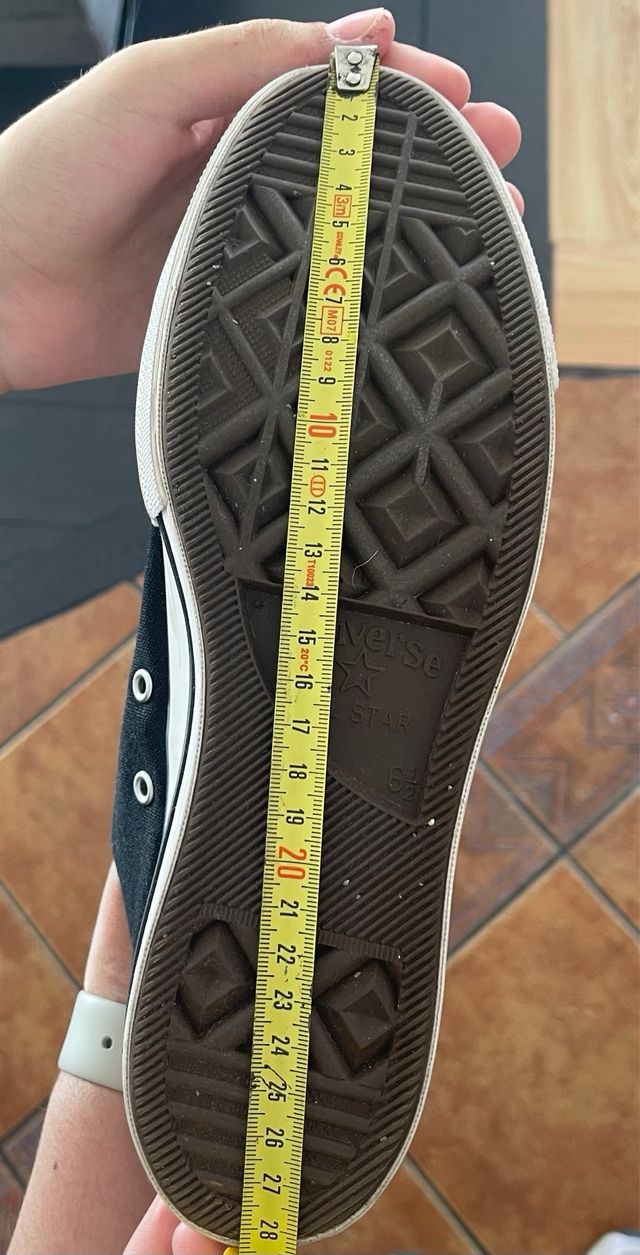 Converse negra plataforma original